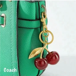 Cherry Bag Charm with Brand Box - Red