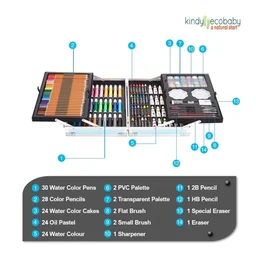 Colouring Kit, 👌 👍145 Pcs Profesional 🎨 🖼 Art Set For Kids, Best 👌 Gift Set