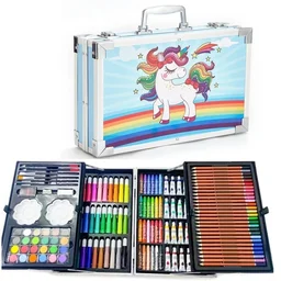 Colouring Kit, 👌 👍145 Pcs Profesional 🎨 🖼 Art Set For Kids, Best 👌 Gift Set