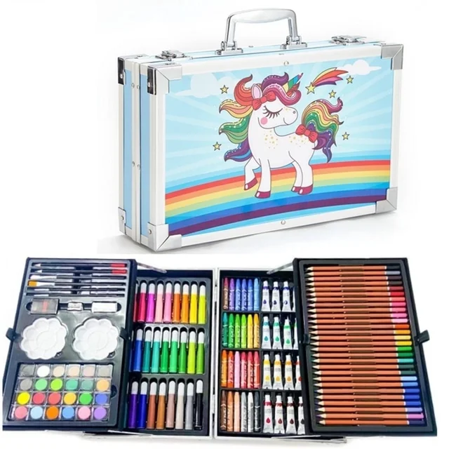 Colouring Kit, 👌 👍145 Pcs Profesional 🎨 🖼 Art Set For Kids, Best 👌 Gift Set