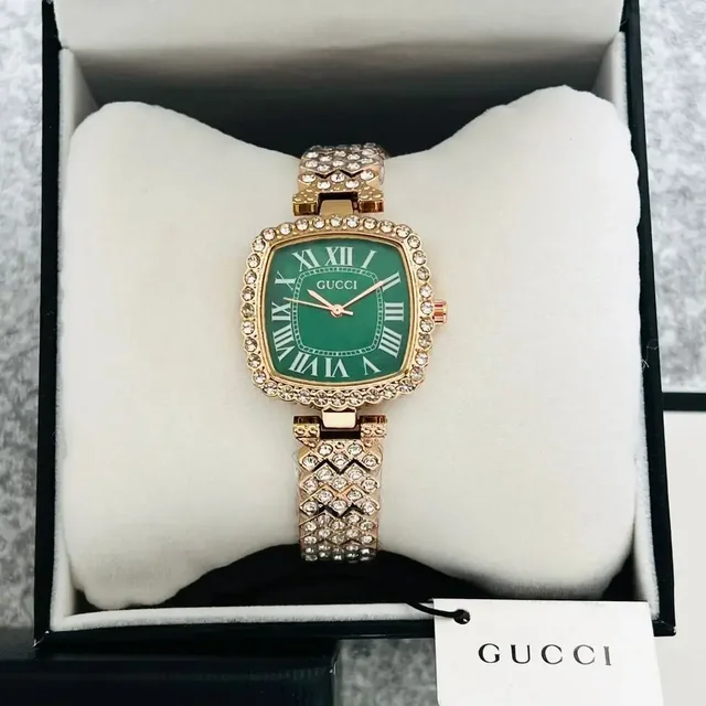 GUCCI Diamond bracelet is the new unique designed watch for her, For Women's - gold