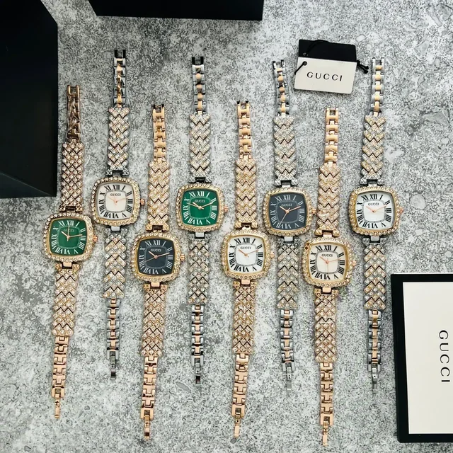 GUCCI Diamond bracelet is the new unique designed watch for her, For Women's - gold