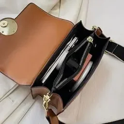 Fashion Luxury Crossbody Shoulder Hand Bag + Sling Bag - Blue