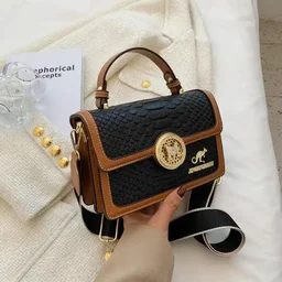 Fashion Luxury Crossbody Shoulder Hand Bag + Sling Bag - Blue