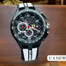 👍 🖤FERRARI New Arrival’s New King Premium Swiss new style Boy's Sporty Watch - Red