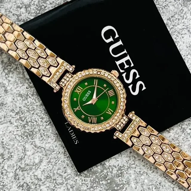 Guesss Festival, Occassion Women's Diamond Watch - White