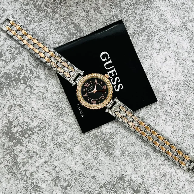 Guesss Festival, Occassion Women's Diamond Watch - White