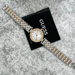 Guesss Festival, Occassion Women's Diamond Watch - White