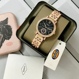 *Fossil Jaqueline’s CHRONOGRAPH SUN MOON For Her* women's Fashion Trendins - gold