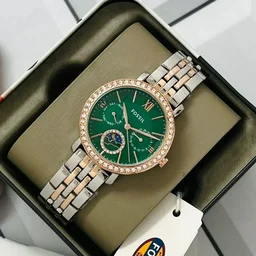 *Fossil Jaqueline’s CHRONOGRAPH SUN MOON For Her* women's Fashion Trendins - gold