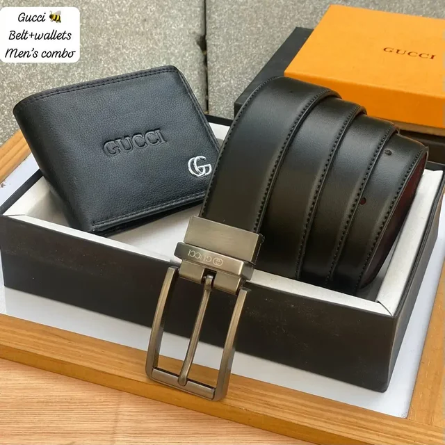 GUCCI Gucci Belt and Wallet combo - #d19263