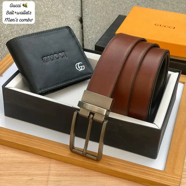 GUCCI Gucci Belt and Wallet combo - #d19263
