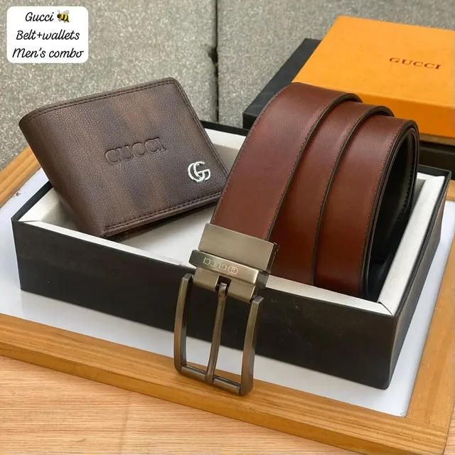 GUCCI Gucci Belt and Wallet combo - #d19263
