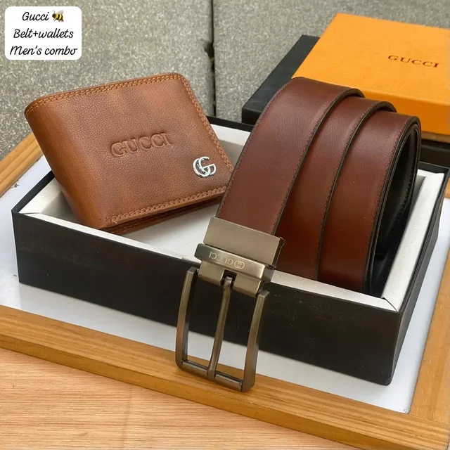 GUCCI Gucci Belt and Wallet combo - #d19263