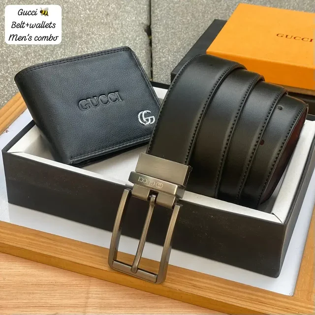GUCCI Gucci Belt and Wallet combo - #d19263