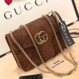 GUCCI Gucci Croco Buy One Get One Freee Sling Bag - White