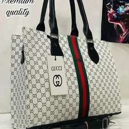 GUCCI Gucci Tote bag, Official Laptop tote bag for Women's - cream