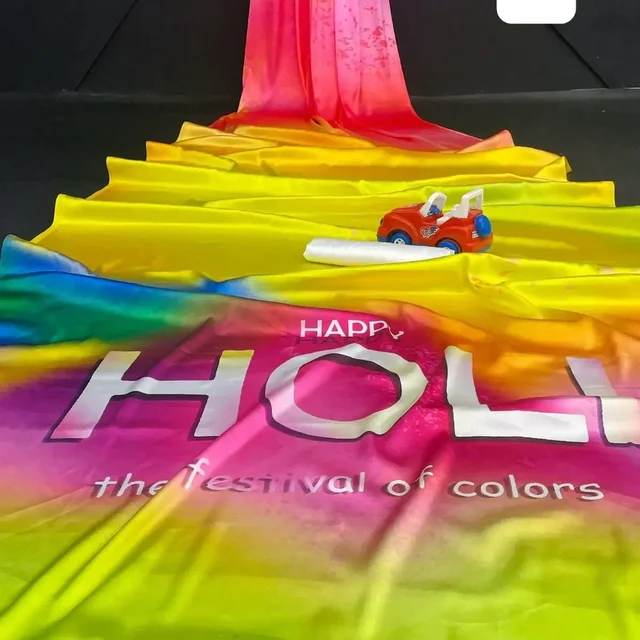 Happy Holi Saree Collection - Orange