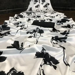 Heavy Devsena Soft Silk Saree Beautiful 4D Effect Digital Print Official Saree - Black