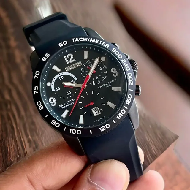 FOSSIL Hot Selling Sporty Watch ⌚ 🔥 For Boy's - Black