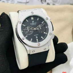 Hublot Men’s Watch – Luxury Sporty Timepiece - Black