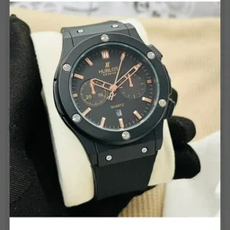 Hublot Men’s Watch – Luxury Sporty Timepiece - Black