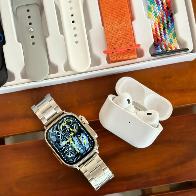 I20 Ultra ,7 Strap With Ear Bud And Watch Cover 85% Off