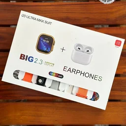 I20 Ultra ,7 Strap With Ear Bud And Watch Cover 85% Off