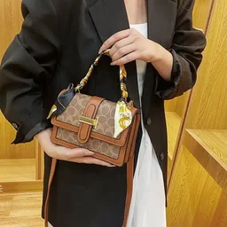 Imported Crossbody Sling Bag + Shoulder Hand Bag 👜 - dark brown