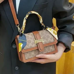 Imported Crossbody Sling Bag + Shoulder Hand Bag 👜 - dark brown