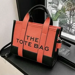 Imported Leather Luxury Tote Bag For Women's - Blue