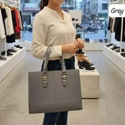 imported premium handbag and laptop bag - blue
