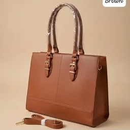 imported premium handbag and laptop bag - blue