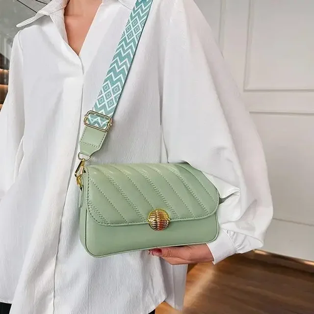 Imported Very Stylish Sling Bag With Broad Belt - Red
