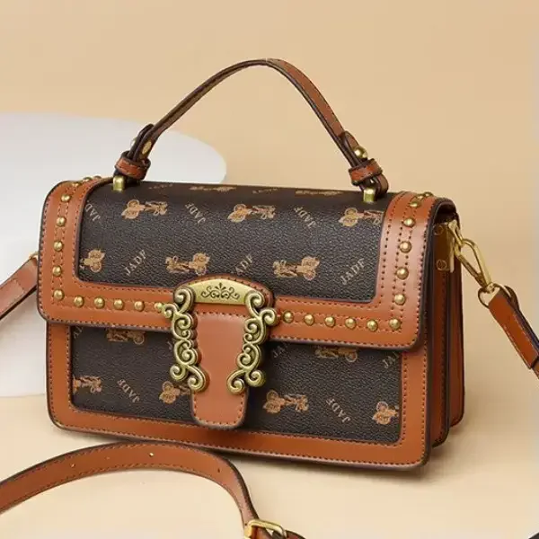 Imported women crossbody bag - Brown