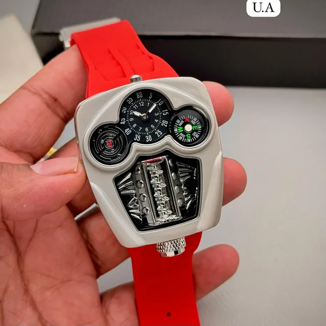 Jacob and co ambani sports watch - Red