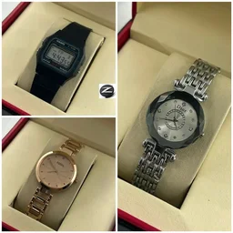 Ladies Watch 3-Piece Combo Super Sunday Sale - pink