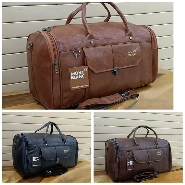 Leather travelling bag at best price - #ca6644