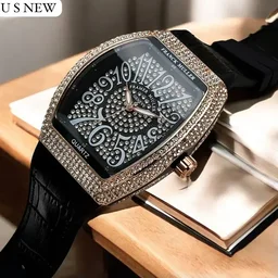 Franck muller Luxury Frank Muller Leather Diamond Addition In Best Price - White