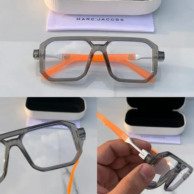 Marc Jacobs Unisex Sunglasses Premium Quality Frame - orange
