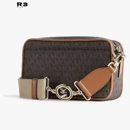 michael kors bradshaw crossbody showroom quality bag - brown