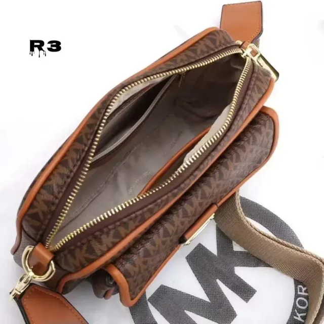 michael kors bradshaw crossbody showroom quality bag - brown