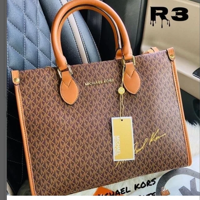 Mk Michael Kors Luxury Bag – 12A Quality with Dust Cover - dark brown