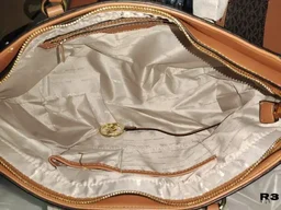 Michael Kors Voyager Front Pocket Umbrella Tote - brown