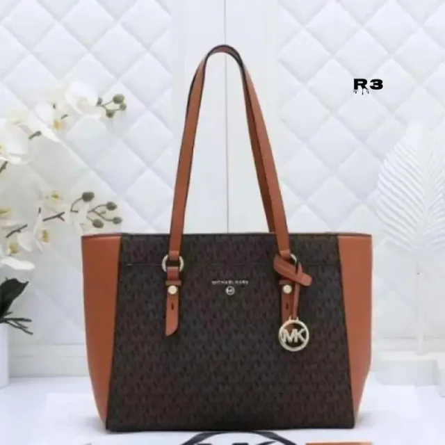 Michael Kors Voyager Front Pocket Umbrella Tote - brown