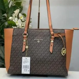Michael Kors Voyager Front Pocket Umbrella Tote - brown