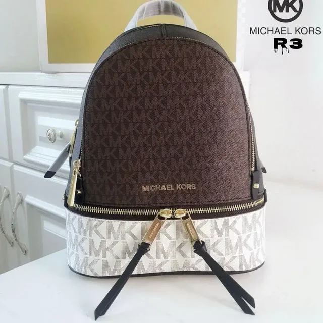 Mk 1st Replica Imported Girls Backpack 🎒 For Quality Lovers - dark brown