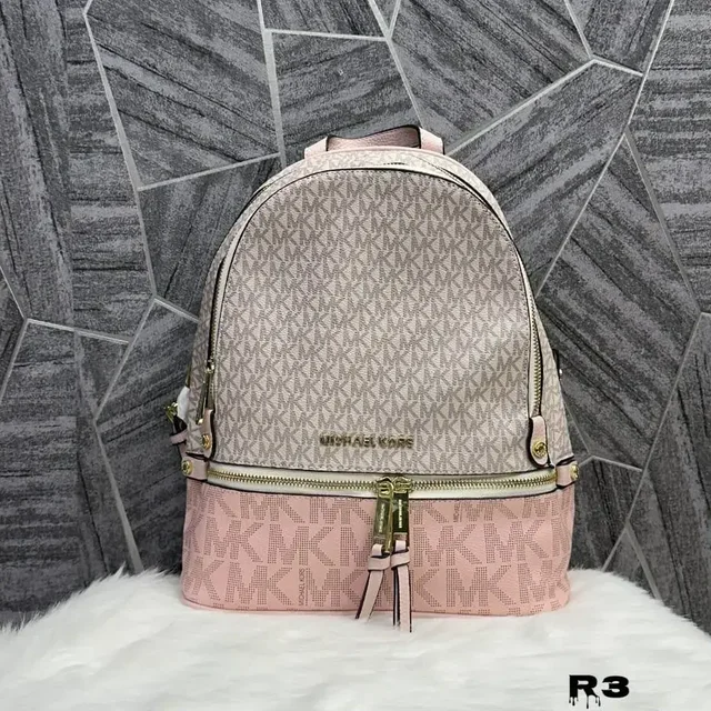 Mk 1st Replica Imported Girls Backpack 🎒 For Quality Lovers - dark brown