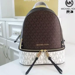 Mk 1st Replica Imported Girls Backpack 🎒 For Quality Lovers - dark brown