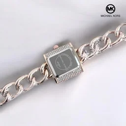 Mk Diamond Premium Watch For Womens - rosegold